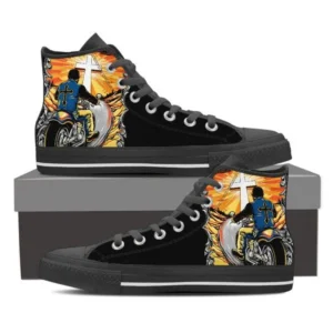 Fueled Bt Jesus Men’s High Top Canvas Shoes