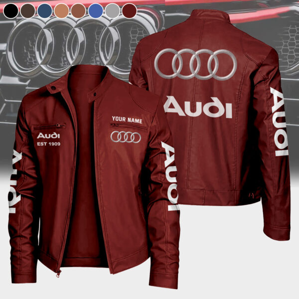Custom Audi Leather Jacket - Personalized
