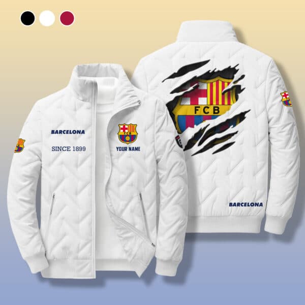 FC Barcelona Down Jacket - Personalized