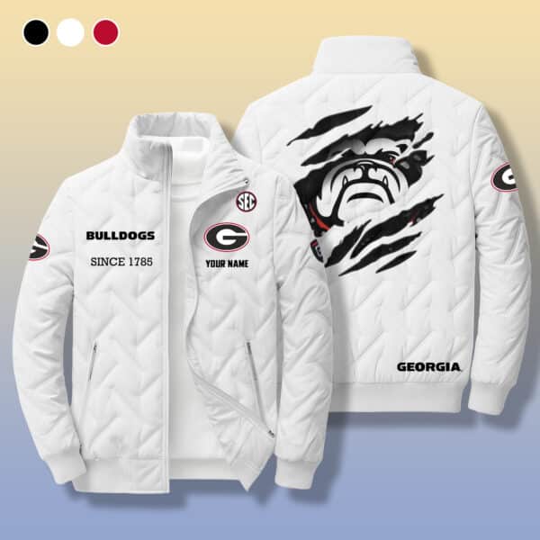 Georgia Bulldogs Down Jacket - Personalized