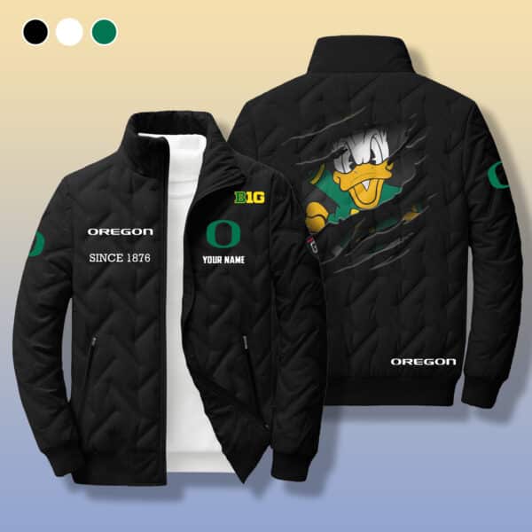 Oregon Ducks Down Jacket - Personalized
