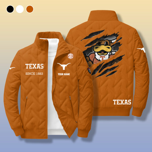 Texas Longhorns Down Jacket - Personalized