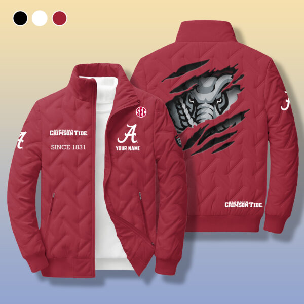 Alabama Crimson Tide Down Jacket - Personalized