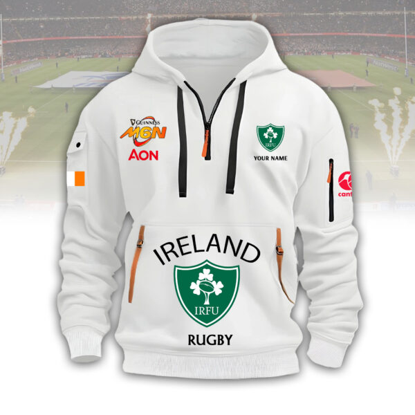 Ireland Rugby Hoodie - Six Nations Personalized