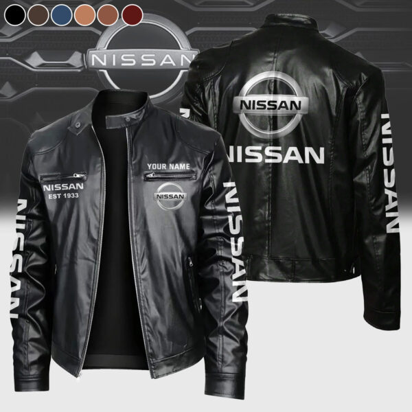Custom Nissan Leather Jacket - Personalized