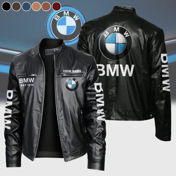 Custom BMW Leather Jacket - Personalized