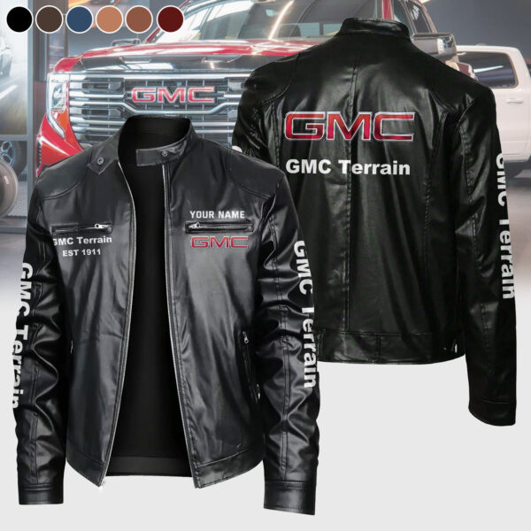 Custom GMC Terrain Leather Jacket - Personalized