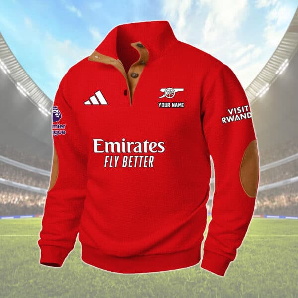 Arsenal Quarter-Zip Sweater Shirt - Personalized