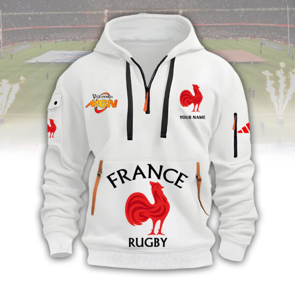 France Rugby Hoodie - Six Nations Personalized
