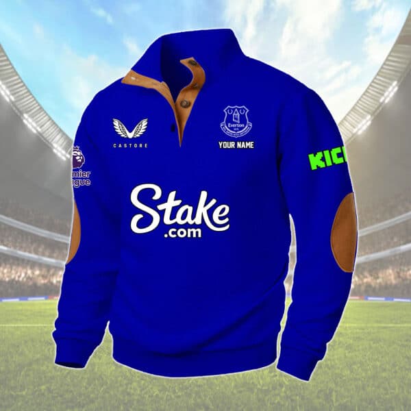 Everton Quarter-Zip Sweater Shirt - Personalized