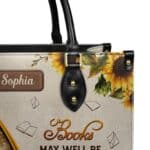 Books May Well Be The Only One True Magic Leather Bag, view 5, handmade book lover gift