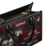 Dracula Quote Leather Bag - Gothic Literary Gift Handmade, view 5, handmade book lover gift
