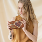 Easily Distracted By Books NNRZ01083789ZR Zip Around Leather Wallet