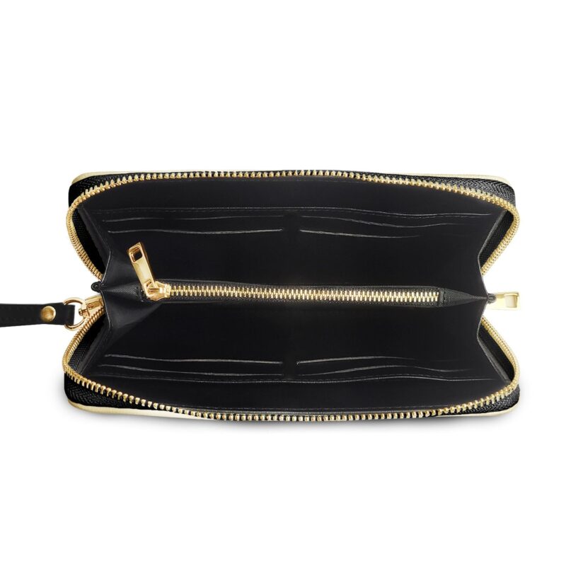 Easily Distracted By Books NNRZ01083789ZR Zip Around Leather Wallet