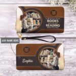 In My Dream World Books Are Free And Reading Makes You Thin NNRZ01081178KG Zip Around Leather Wallet