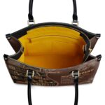 Booktrovert Noun Leather Bag, view 8, handmade book lover gift