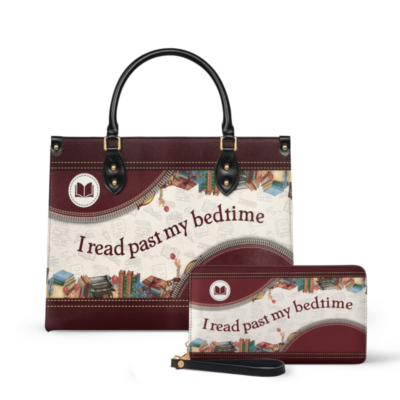 i-read-past-my-bedtime_LE_Wallet I Read Past My Bedtime Leather Bag, view 2, handmade book lover gift