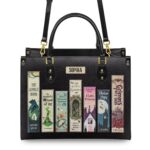 Children Books Leather Bag, view 3, handmade book lover gift