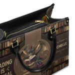Reading is Magical Leather Bag - Dragon Design, Premium Handmade, view 6, handmade book lover gift