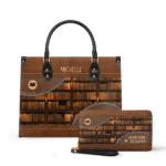 Read Book Be Happy Leather Bag, view 2, handmade book lover gift