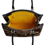 Readers Are Leaders Leather Bag, view 8, handmade book lover gift