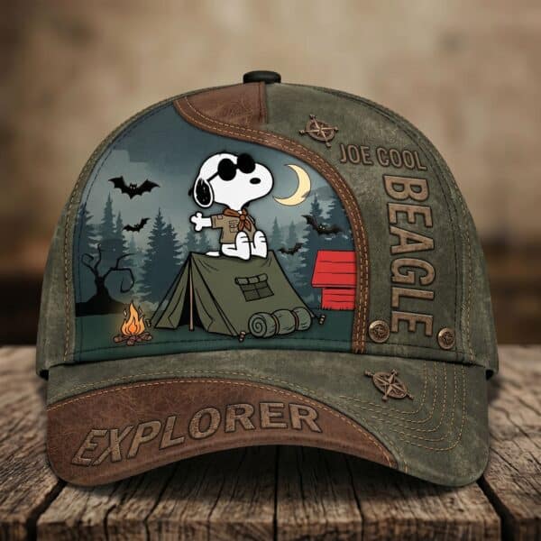 Personalized Snoopy Classic Cap III