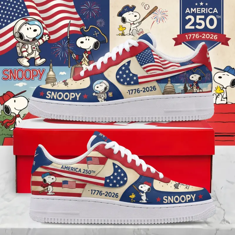Snoopy 250 Years of America Low-Top Sneakers IV