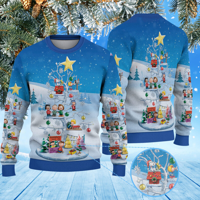 The Peanuts Snoopy Christmas Knitted Sweater II