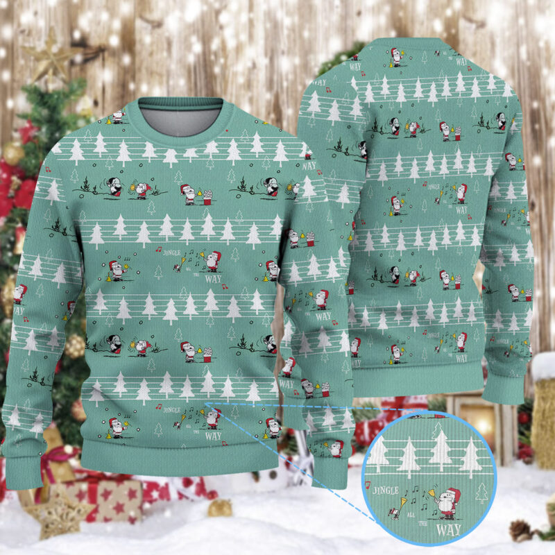 Peanuts Snoopy Christmas Knitted Sweater