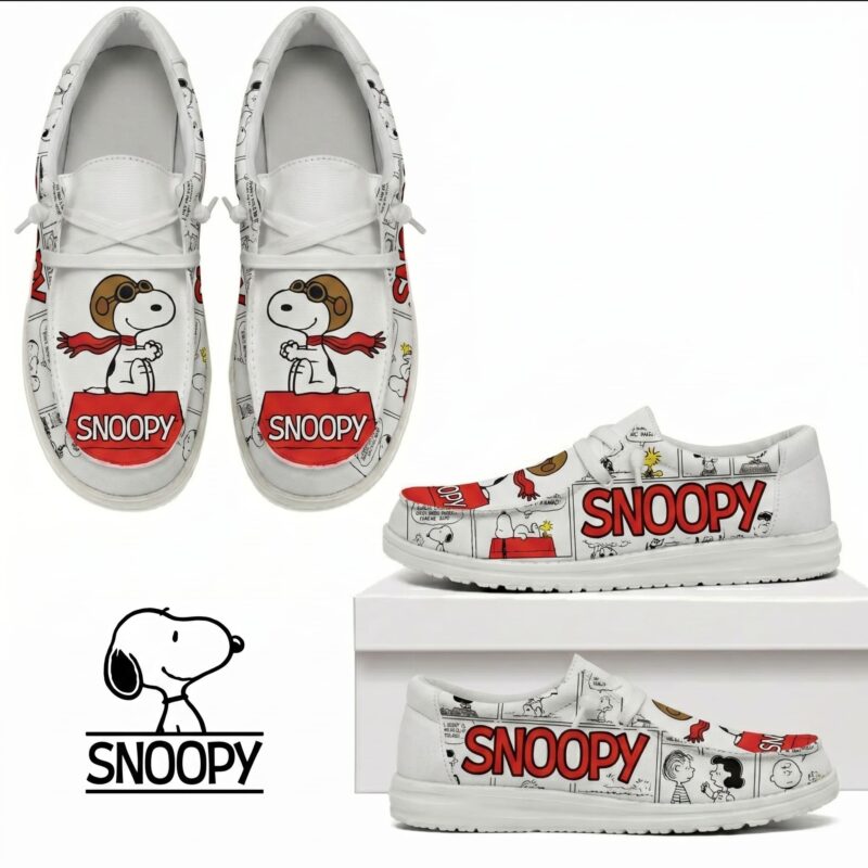 Snoopy Slip-On Sneakers