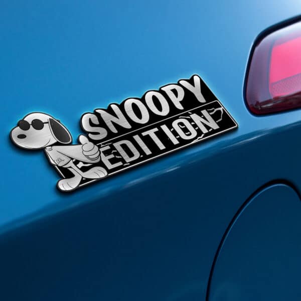 Snoopy Cool Edition Car Name Badge