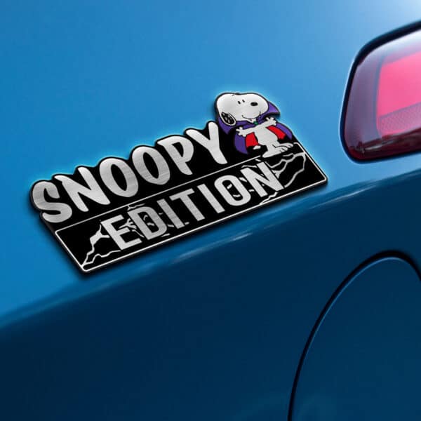 Supernatural Snoopy Edition Car Name Badge