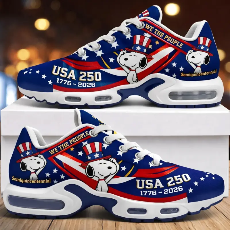 Snoopy 250 Years of America Cushioned Sneakers II
