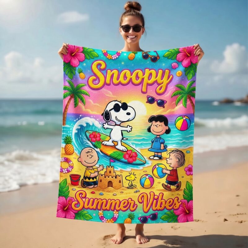 Premium Snoopy Beach Towel II