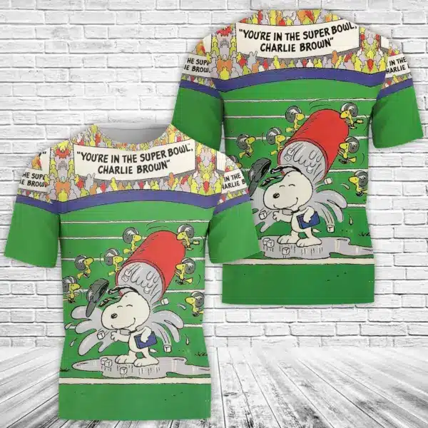 Charlie Brown Football Fan 3D Apparel