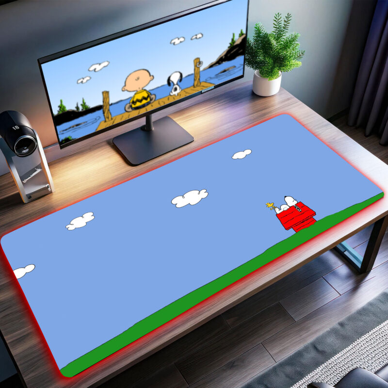mockup-led-mat-3.jpg Snoopy Peanuts LED Desk Mat