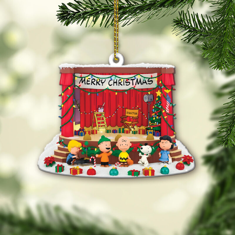 Merry Christmas, Charlie Brown with Light and Sound Christmas Ornament