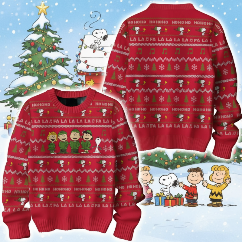 Snoopy Premium Christmas Knitted Sweater