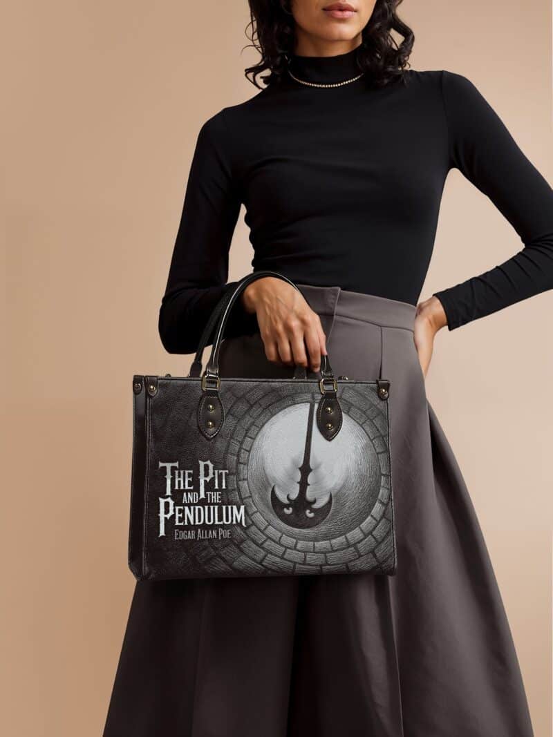 02.2_87dc5d02-ac4d-4dc0-870e-d28959edb193.jpg The Pit And The Pendulum Leather Handbag