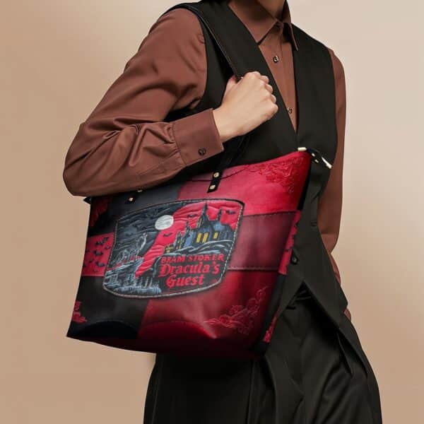 Dracula's Guest Leather Tote Bag