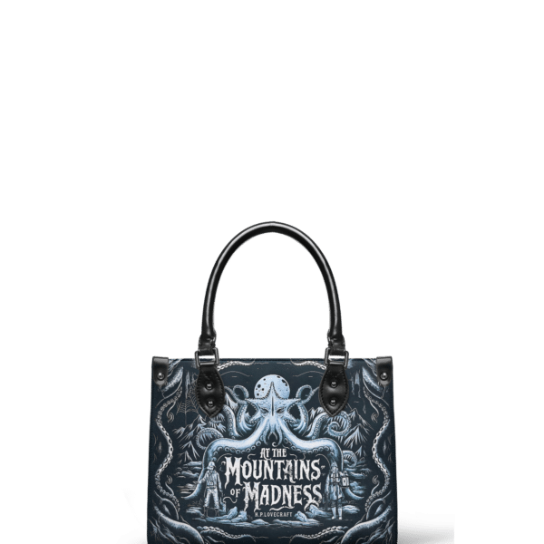 At The Mountains Of Madness Small Leather Handbag, Black Interior