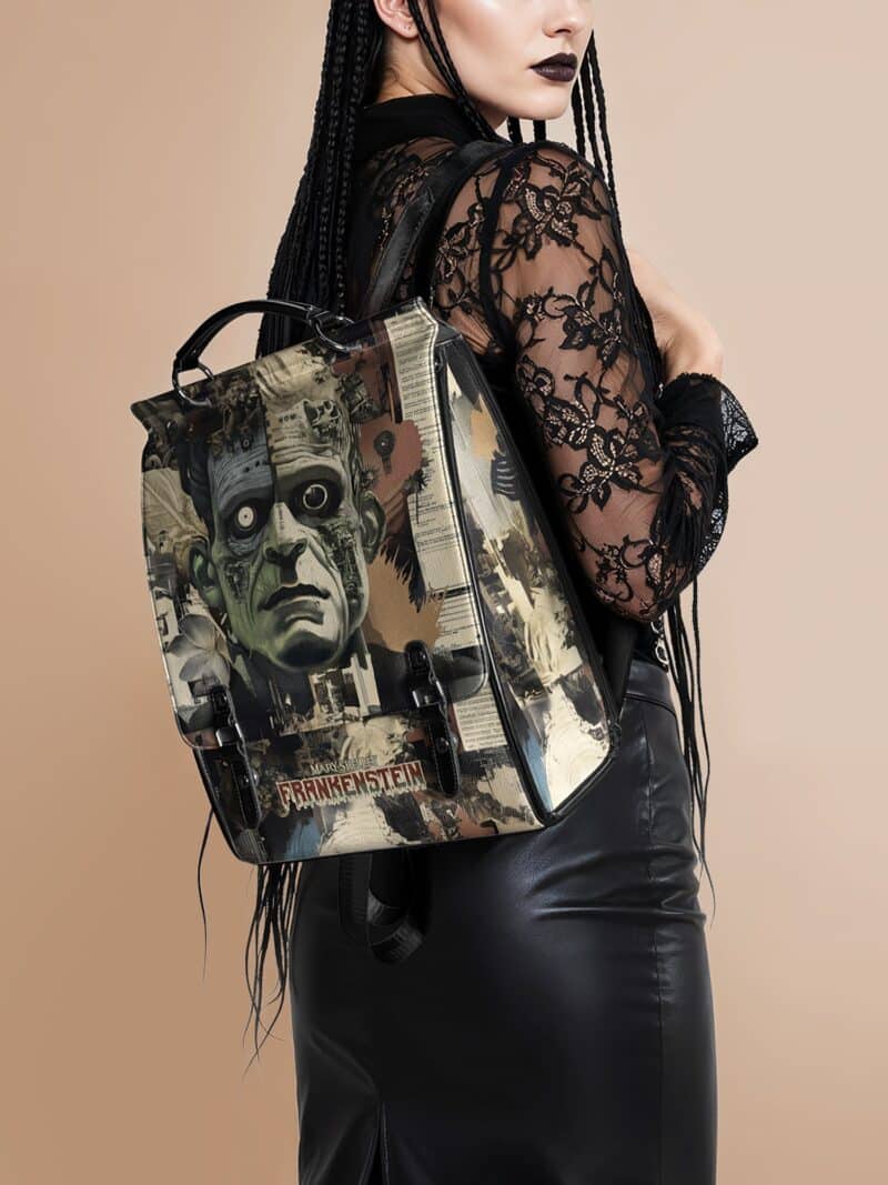 Frankenstein-Old-Parchment_inuse_1.jpg Frankenstein Old Parchment Leather Backpack
