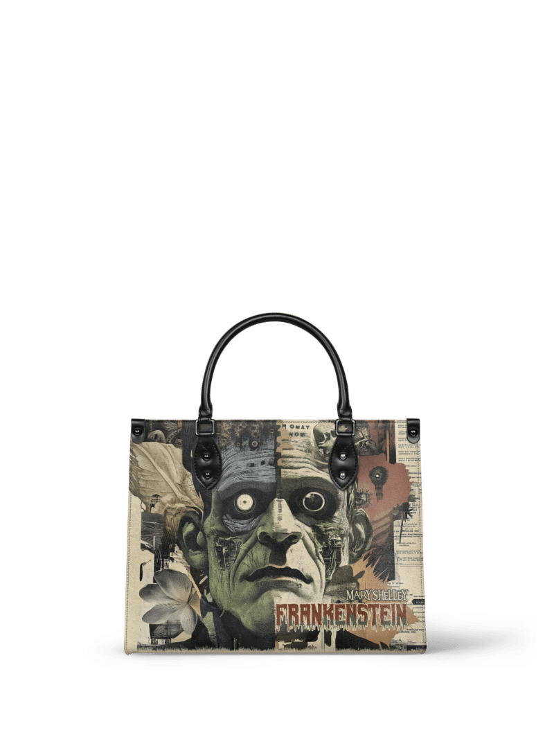 Frankenstein_mk1_ae3c8492-1b94-4b46-b092-45080b89f4fa.png Frankenstein Old Parchment Leather Handbag, Black Interior