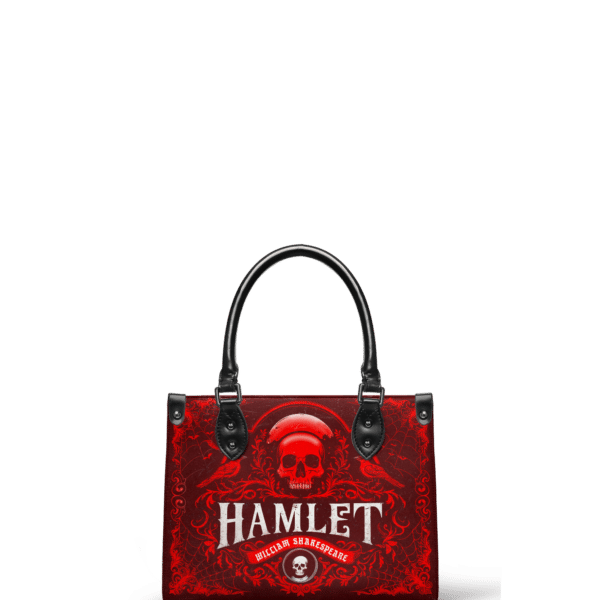 Hamlet The Red Room Small Leather Handbag, Black Interior