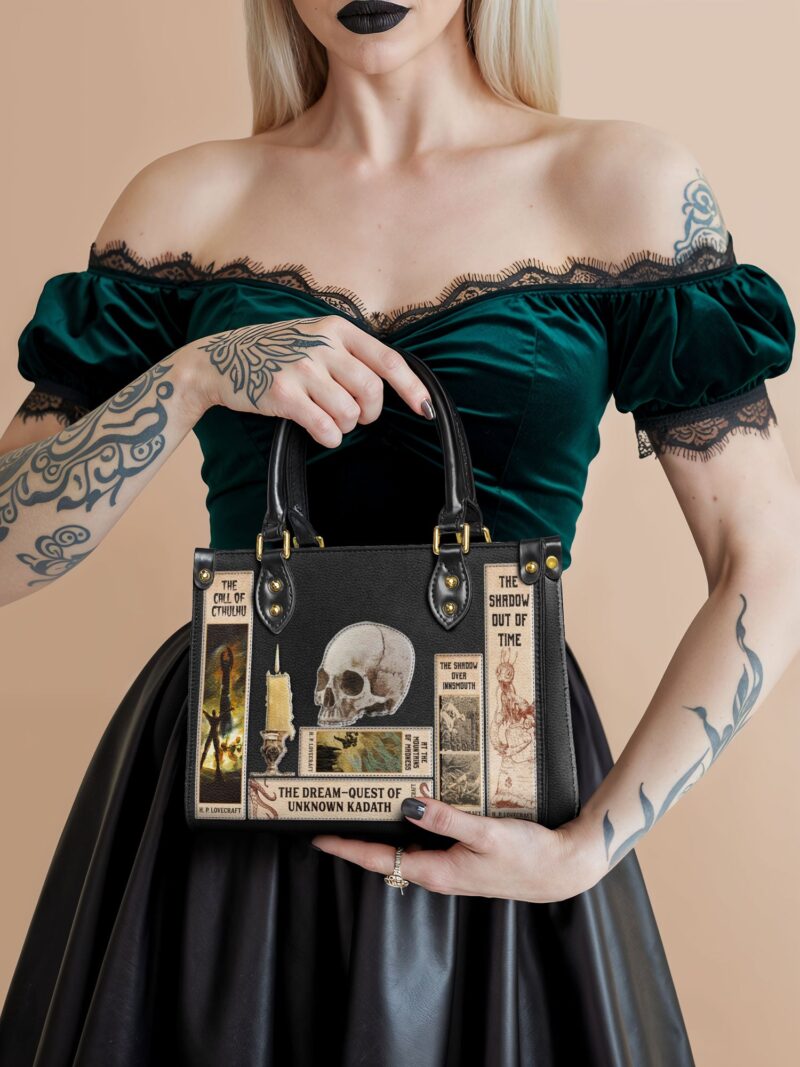 LovecraftianBlack-1_0e4ec7f7-8360-4fe8-94bd-7eb4d4274ad6.jpg Lovecraftian Black Small Leather Handbag II