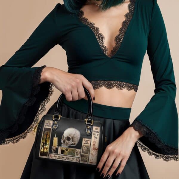 Lovecraftian Black Mini Satchel