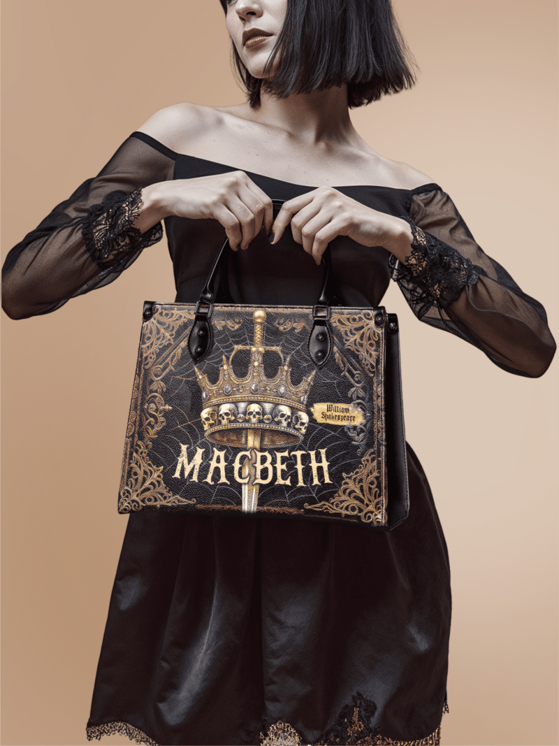 Macbeth-inuse-1_4f976833-4d68-48ae-b740-d6e0640fd9e9.png Macbeth Leather Handbag, Black Interior