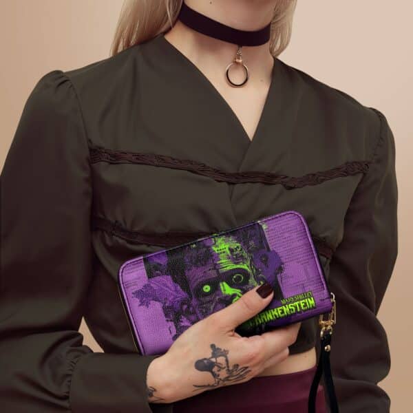 Frankenstein Lablight Violet Wallet