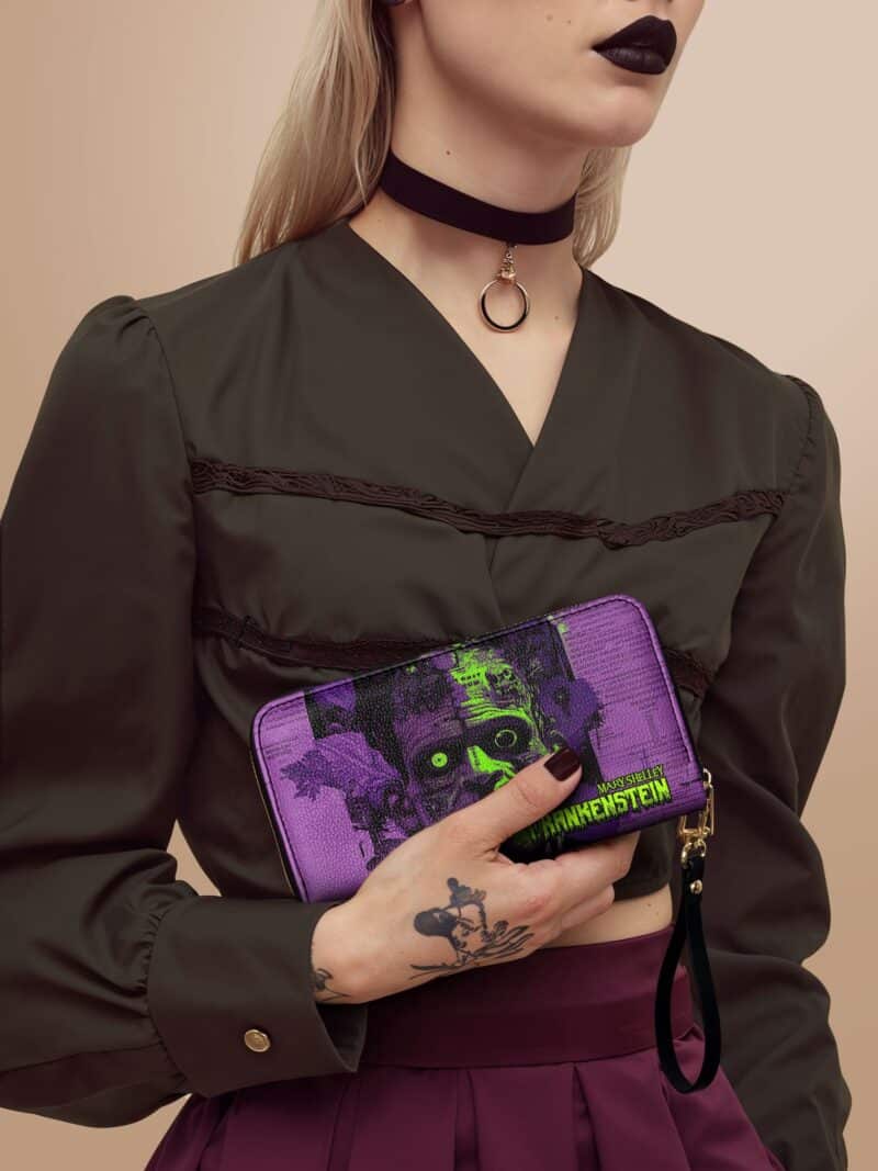 PurpleFrankenstein1.jpg Frankenstein Lablight Violet Wallet