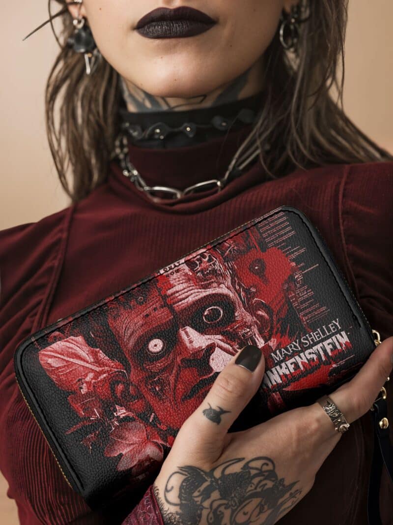 RedFrankenstein1.jpg Frankenstein Heart Surge Wallet
